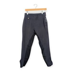ROMFH Navy Full Seat Equestrian Riding Breeches Size 30
